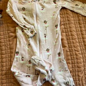 Kids Ballerina One Piece Pajamas